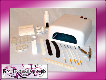 UV Gel Starterset UV-Lampe 36Watt mit Fimo Fr�chten #00201