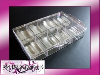 100 Tips Clear Glas-Tips in einer Tipbox #00255