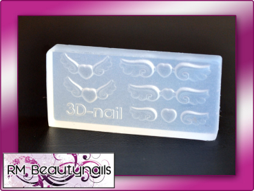 3D Acryl Schablone Tribal Nail Art #00331-07
