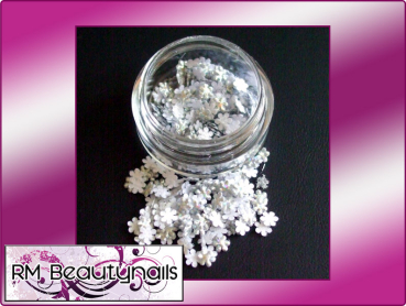 3D Flowers Mini Silber #00210-03
