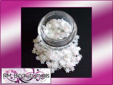 3D Flowers Mini Wei� #00210-04