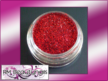 Glitzer Puder Rot #00213-06