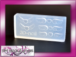 3D Acryl Schablone Tribal Nail Art #00331-07