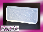 3D Acryl Schablone Herz Nail Art #00331-26
