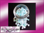 3D Flowers Mini Hellblau #00210-02