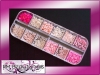 Perlen Set Rosa/Pink/Weiss versch. Formen #00220