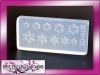 3D Acryl Schablone Stern Nail Art #00331-09