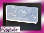 3D Acryl Schablone Herz Nail Art #00331-21