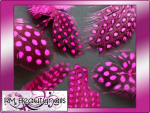 Federn 6 St�ck Tolles Design Pink #00251