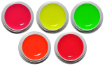 Neon Gel Set -knallige Farben- #00530