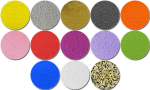 Glitter Mini Perlen 1mm - toller Glanz, tolle Farben - verschiedene Farben zur Auswahl #00205