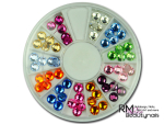 Strass Steine im Rondell funkeln ohne Ende ca. 5mm #00600